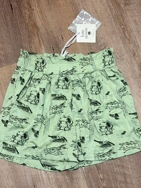 NWT Kate Quinn Shorts Hiking Camping Nature Print 5yr
